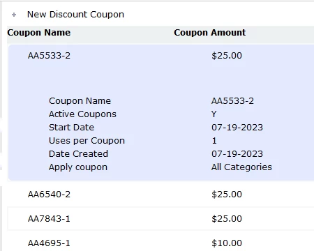 Create Coupon Codes share discounts with your customers