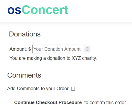 Add Donation module to prompt your customers for financial contributions