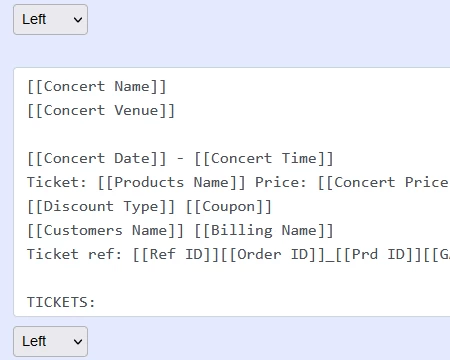 Enable PDF eTickets and set up your eTicket template