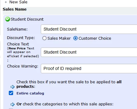 Create Pop Up Discounts for your seats in your seatplans